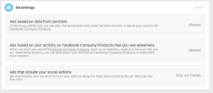 Facebook Ad Settings