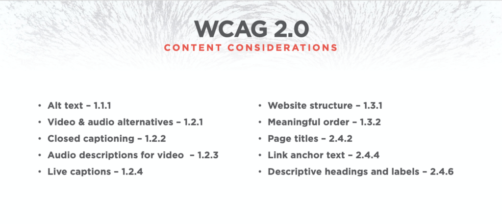 WCAG 2.0 Content Considerations_TOC