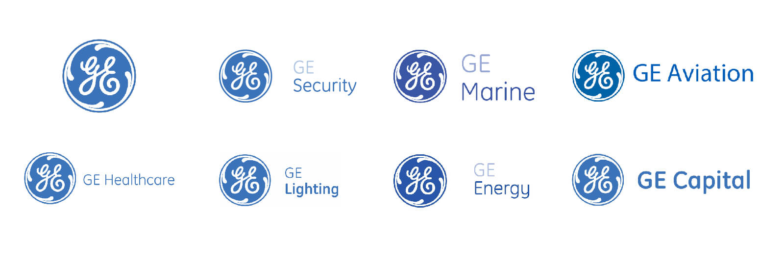 GE Brand logos