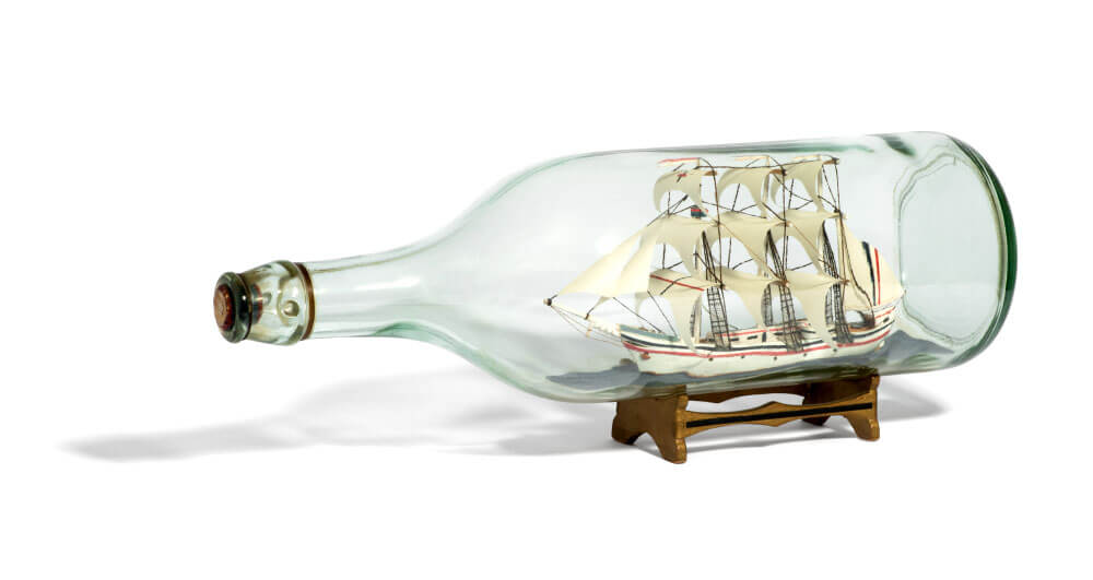 Ship in a bottle