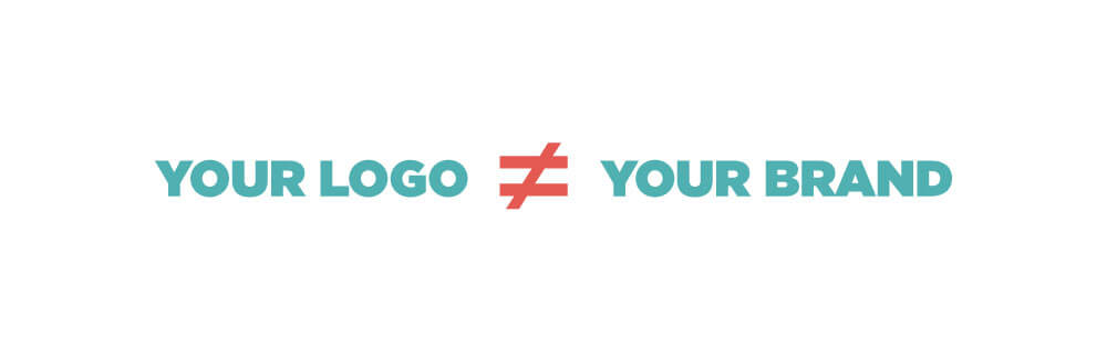 your logo is not your brand graphic