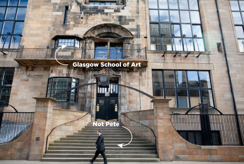 Glasgow School of Art and Not Pete