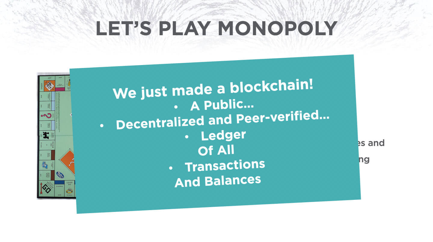 Monopoly blockchain explanation slide 3